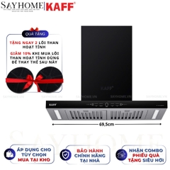 Máy hút mùi KAFF KF - FLAT7735B BOST chữ T - Bảo hành chính hãng 3 năm