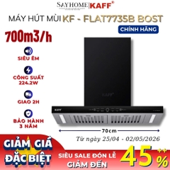 Máy hút mùi KAFF KF - FLAT7735B BOST chữ T - Bảo hành chính hãng 3 năm