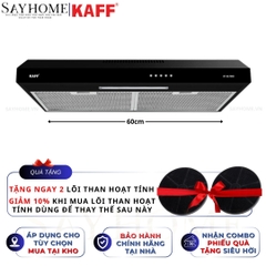 Máy hút mùi KAFF KF-SL60KB, KF-SL70KB âm tủ màu đen  - Bảo hành chính hãng 3 năm