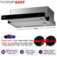 Máy hút mùi KAFF KF-TL700ST/ TL800ST/ TL900ST âm tủ ray kéo cảm ứng - Bảo hành chính hãng 3 năm