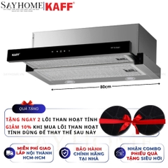 Máy hút mùi KAFF KF-TL700ST/ TL800ST/ TL900ST âm tủ ray kéo cảm ứng - Bảo hành chính hãng 3 năm
