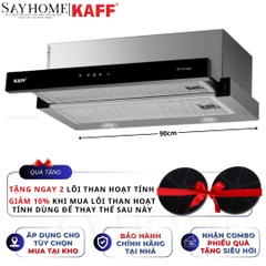 Máy hút mùi KAFF KF-TL700ST/ TL800ST/ TL900ST âm tủ ray kéo cảm ứng - Bảo hành chính hãng 3 năm