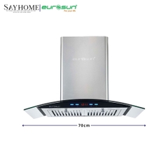 Máy hút mùi kính cong EUROSUN EH-70K11E/EH-90K11E tại thành phố Hồ Chí Minh