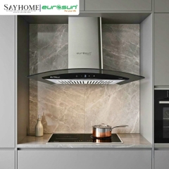 Máy hút mùi kính cong EUROSUN EH-70K32/EH-90K32 tại thành phố Hồ Chí Minh
