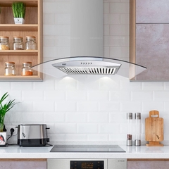 Máy hút mùi kính cong áp tường cảm ứng - điều khiển từ xa KAFF KF-GB902 tại thành phố Hồ Chí Minh