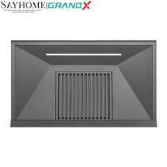 Máy hút mùi GrandX GX H70T81G / GX H90T81G kính toa, áp tường, màu xám titan - Hàng chính hãng