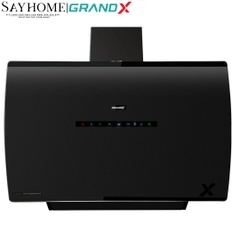 Máy hút mùi GrandX GX H70F87B/ GX H90F87B kính vát, áp tường - Hàng chính hãng