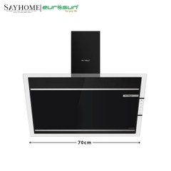 Máy hút mùi kính vát EUROSUN EH-70CN78B/EH-70CN78E/EH-90CN78B/EH-90CN78E tại thành phố Hồ Chí Minh