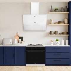 Máy hút mùi kính vát cảm ứng - điều khiển từ xa KAFF KF-LUX-AT70H-WH tại thành phố Hồ Chí Minh