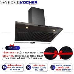 Máy hút mùi Kocher K-225MI kính vác - Bảo hành 3 năm