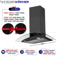Máy hút mùi KOCHER K-226V kính cong - Bảo hành 3 năm