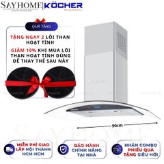 Máy hút mùi KOCHER K-228S1 kính cong - Bảo hành 3 năm