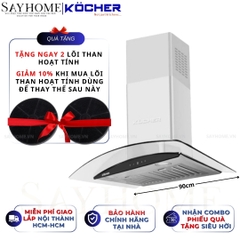 Máy hút mùi KOCHER K-229I kính cong - Bảo hành 3 năm