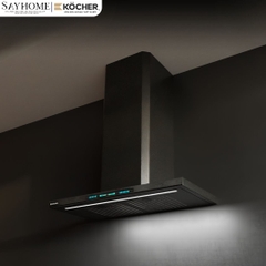 Máy hút mùi KOCHER LUVIA BLACK chữ T - Hàng chính hãng