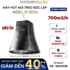 Máy hút mùi Malloca ADEL P-3810 treo độc lập - Hàng chính hãng