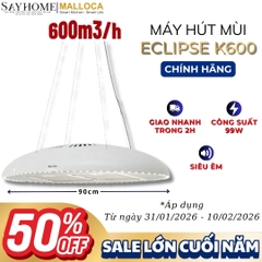 Máy hút mùi MALLOCA ECLIPSE K600 treo độc lập - Hàng chính hãng