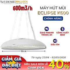 Máy hút mùi MALLOCA ECLIPSE K600 treo độc lập - Hàng chính hãng