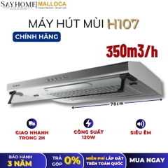 Máy hút mùi MALLOCA H107 âm tủ - Hàng chính hãng