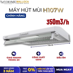 Máy hút mùi MALLOCA H107W âm tủ - Hàng chính hãng