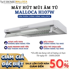 Máy hút mùi MALLOCA H107W âm tủ - Hàng chính hãng