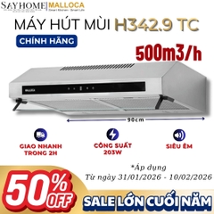 Máy hút mùi MALLOCA H342.9 TC âm tủ - Hàng chính hãng