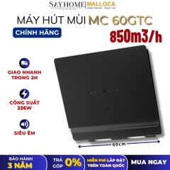Máy hút mùi Malloca MC 60GTC dạng TV - Hàng chính hãng