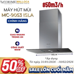 Máy hút mùi Malloca MC-9053 ISLA treo độc lập - Hàng chính hãng Malloca