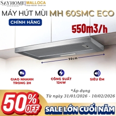 Máy hút mùi MALLOCA MH 60SMC ECO âm tủ ray kéo - Hàng chính hãng