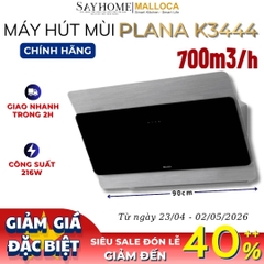 Máy hút mùi MALLOCA PLANA K3444 áp tường RANGE HOOD - Hàng chính hãng