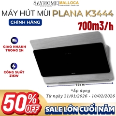 Máy hút mùi MALLOCA PLANA K3444 áp tường RANGE HOOD - Hàng chính hãng MALLOCA