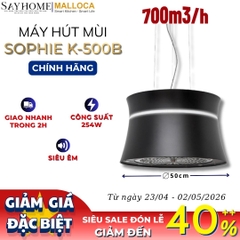 Máy hút mùi Malloca SOPHIE K-500B treo độc lập - Hàng chính hãng