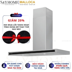 Máy hút mùi MALLOCA ZETA K1573 chữ T RANGE HOOD - Hàng chính hãng MALLOCA