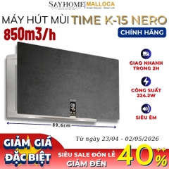 Máy hút mùi MALLOCA TIME K-15 NERO dạng TV - Hàng chính hãng
