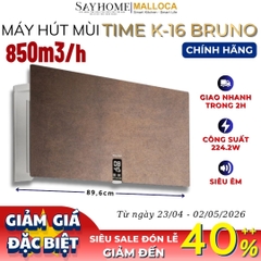 Máy hút mùi MALLOCA TIME K-16 BRUNO dạng TiVi - Hàng chính hãng