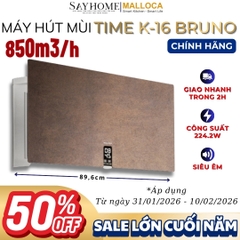 Máy hút mùi MALLOCA TIME K-16 BRUNO dạng TiVi - Hàng chính hãng Malloca