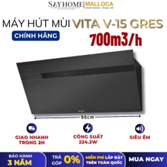 Máy hút mùi Malloca VITA V-15 GRES dạng TV - Hàng chính hãng