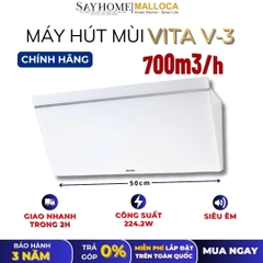 Máy hút mùi Malloca VITA V-3 áp tường- Hàng chính hãng Malloca