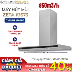 Máy hút mùi MALLOCA ZETA K1573 chữ T RANGE HOOD - Hàng chính hãng