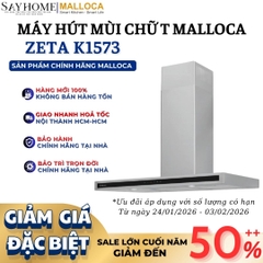 Máy hút mùi MALLOCA ZETA K1573 chữ T RANGE HOOD - Hàng chính hãng MALLOCA