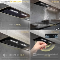 Máy hút mùi âm tủ Malloca MH 600GT tại thành phố Hồ Chí Minh