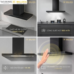 Máy hút mùi MALLOCA SLIM MH7035TS chữ T tại thành phố Hồ Chí Minh