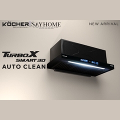 Máy hút mùi Kocher TURBO SMART 3D X3D-350D AUTO CLEAN - BH 3 năm