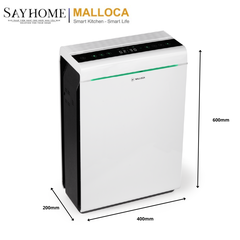Máy lọc không khí MALLOCA MAP-07A diện tích phòng 42m2 - Hàng chính hãng