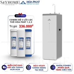 Máy lọc nước Hòa Phát HPA855 Hydrogen ion kiềm RO HyperS 12 lõi lọc