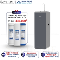 Máy lọc nước Hòa Phát HPA856 Hydrogen ion kiềm RO HyperS 12 lõi lọc