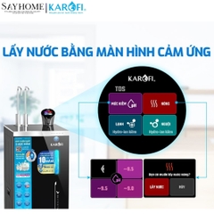 Máy lọc nước KAROFI KAE-S86 PRO nóng lạnh ion kiềm 13 lõi lọc - Hàng chính hãng