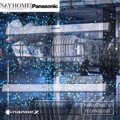Máy rửa chén PANASONIC NP-FMK16XEVN độc lập 15 bộ chén dĩa