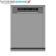 Máy rửa bát GrandX SMI8GX82 16 bộ đồ ăn Châu Âu - Bảo hành chính hãng