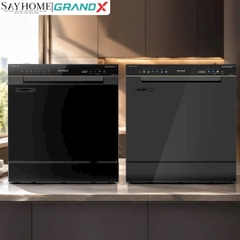 Máy rửa bát GrandX SMS6GX10G 10 bộ đồ ăn Châu Âu tại Thành phố Hồ Chí Minh