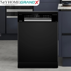 Máy rửa bát GrandX SMS7GX86B 16 bộ đồ ăn Châu Âu - Bảo hành chính hãng